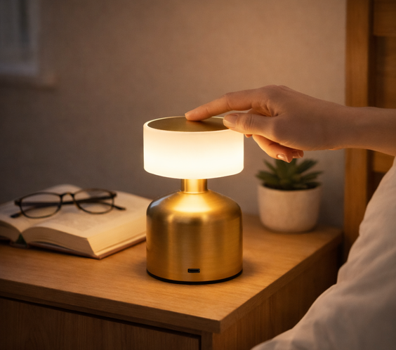 Lampe de chevet sans fil & tactile pas cher