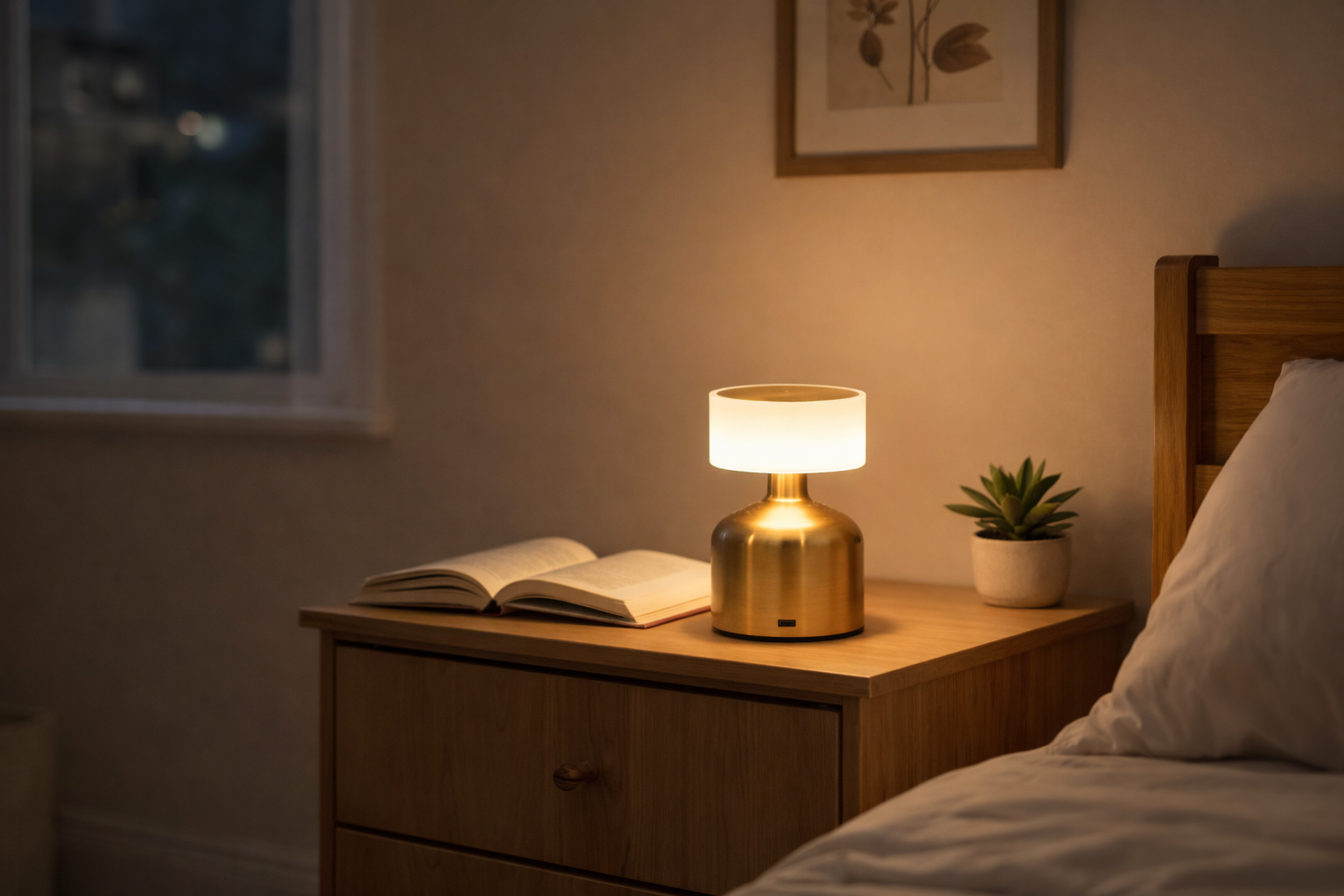 parfaite lampe de chevet tactile sans fil